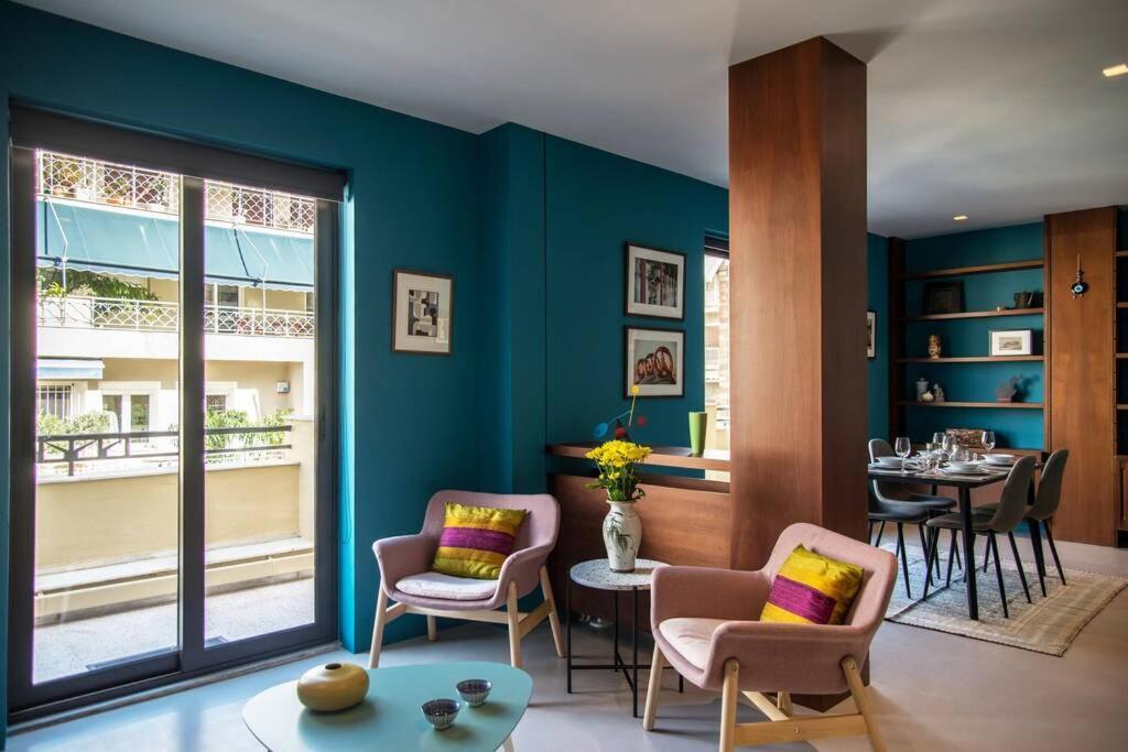 Stylish Decorated Apartment In Kolonaki Aten Exteriör bild